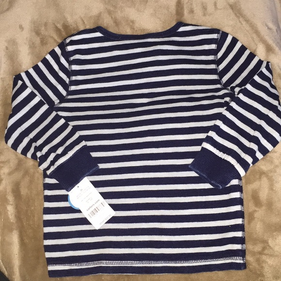 Carter’s boys 2t striped long sleeve shirt - Picture 5 of 8